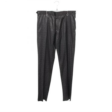 LOUIS VUITTON Monogram flower Pants #42 RM222F IQ7 HNFP3W wool silk Black Used