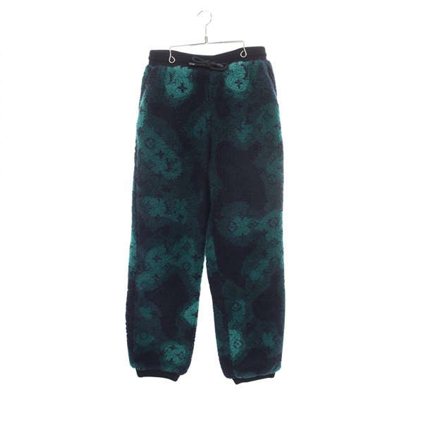 LOUIS VUITTON Monogram Jacquard Camo Fleece Pants RM231M SQ9 HOY16W wool #XL LV