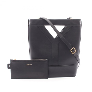 SAINT LAURENT PARIS Y-Bucket Small Shoulder Crossbody Handbag 808224 leather