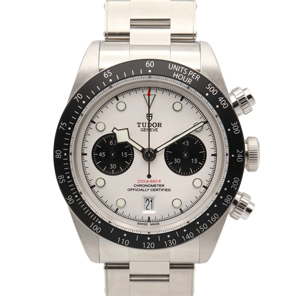 TUDOR Black Bay Chrono Wrist Watch 79360N Automatic Stainless Steel Used mens