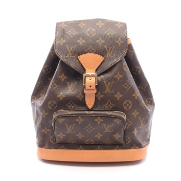 LOUIS VUITTON Montsouris MM Rucksack Backpack M51136 Monogram canvas Used LV