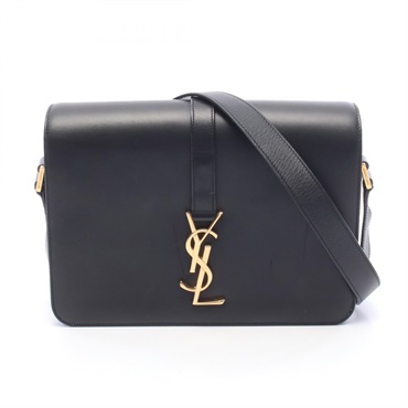 SAINT LAURENT PARIS Universite Shoulder Crossbody Bag 357403 leather Black Used