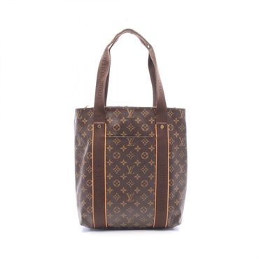 LOUIS VUITTON Cabas Beabourg Tote shoulder Bag M53013 Monogram leather Brown