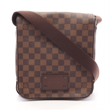 LOUIS VUITTON Brooklyn PM Shoulder crossbody Bag N51210 Damier leather Ebene