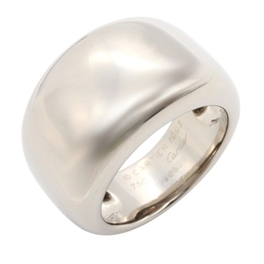 CARTIER Nouvelberg Ring 18KWG White Gold Used women US size 5.5 #51