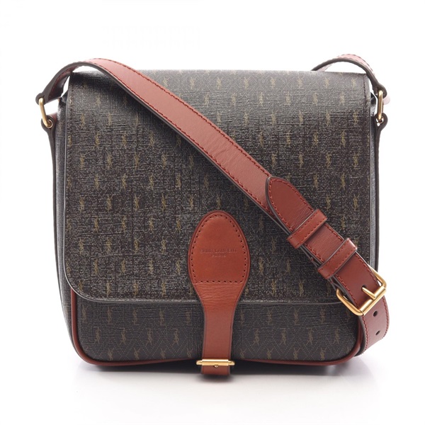 SAINT LAURENT PARIS Le Monogram Medium Shoulder crossbody Bag 668582 canvas used