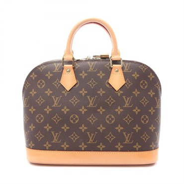 LOUIS VUITTON Alma PM Handbag M51130 Monogram leather Brown Used Women