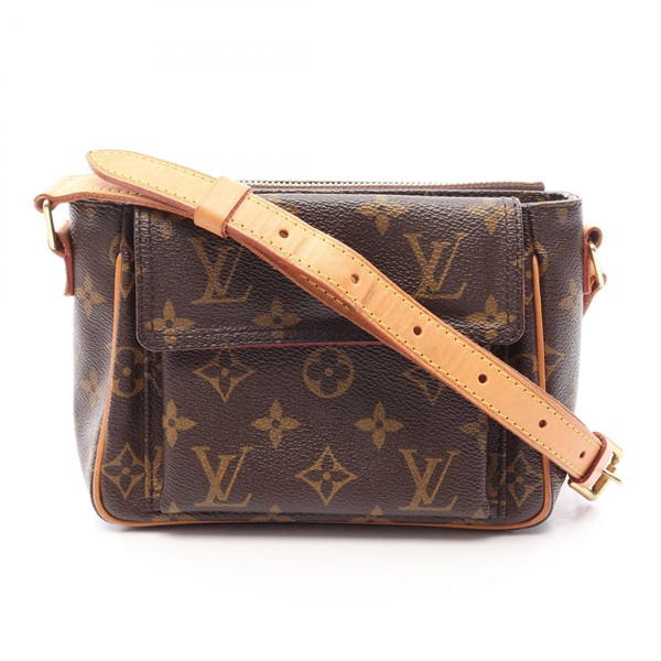 LOUIS VUITTON Vivacite PM Shoulder crossbody Bag M51165 Monogram leather Brown