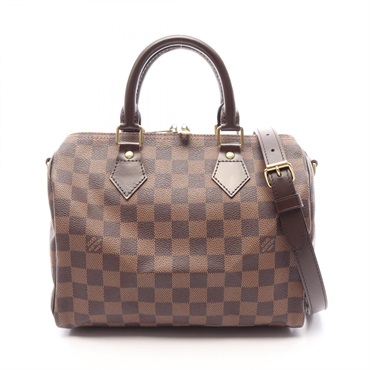 LOUIS VUITTON Speedy Bandouliere 25 shoulder crossbody Handbag N41368 Damier LV