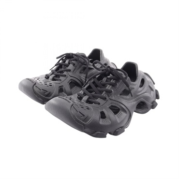 BALENCIAGA HD Sneakers Sandal rubber Black Preowned Women size 37