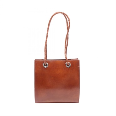 CARTIER PANTHERE Shoulder Tote Hand Bag leather Brown Used Women