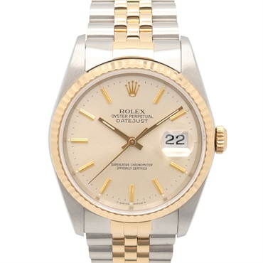 ROLEX Datejust L Wrist Watch 16233 Automatic winding K18YG Gold SS Used mens