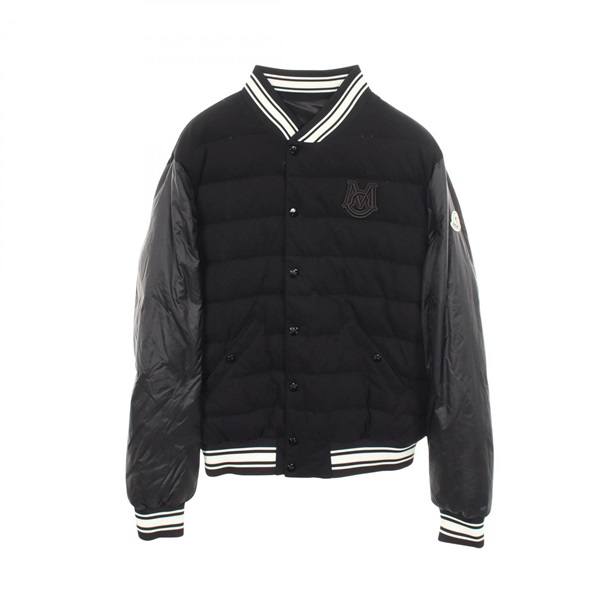 MONCLER BOUCHET GIUBBOTTO Reversible Down jacket Nylon cotton Black Used mens #1
