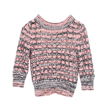 CHANEL COCO Button cardigan #38 P64381K60215 cotton silk Nylon Pink Used Women
