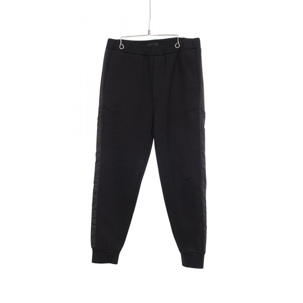 PRADA Side line Pants Trousers UJP180 S212 11JE cotton Nylon Black Used size S