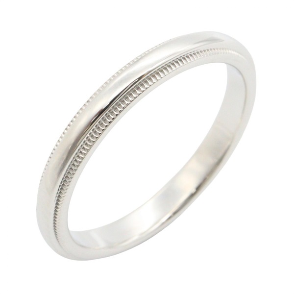 TIFFANY＆CO Milgrain Ring Pt950 Platinum Used unisex US size 9