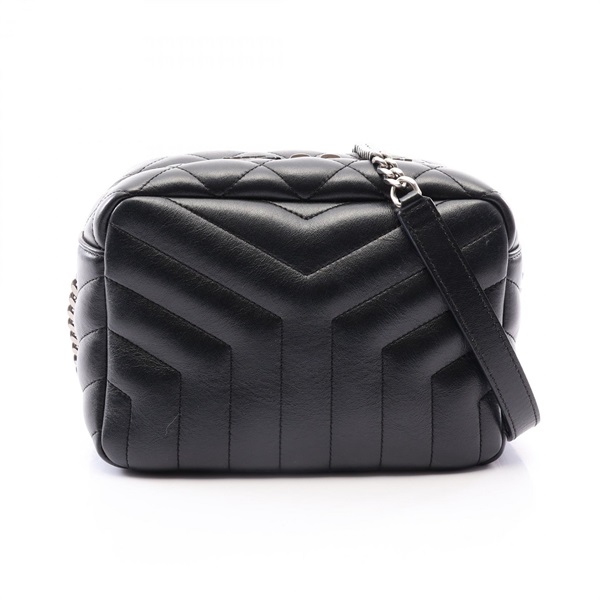 SAINT LAURENT PARIS Loulou Crossbody Shoulder Bag 574102 leather Black Used
