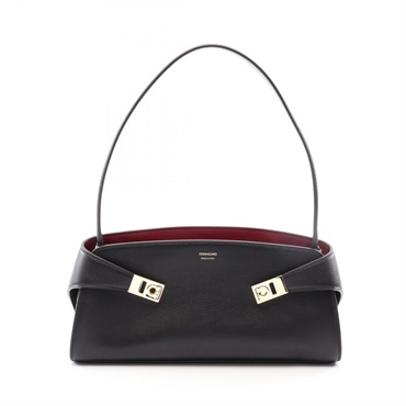 Salvatore Ferragamo HUG Eastwest Shoulder Handbag 21A712795208 leather Preowned