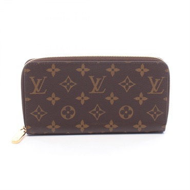 LOUIS VUITTON Zippy wallet Around long purse M42616 Monogram canvas Used