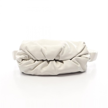 BOTTEGA VENETA The Body Pouch Waist bum belt bag leather White Used Women