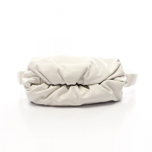 BOTTEGA VENETA The Body Pouch Waist bum belt bag leather White Used Women