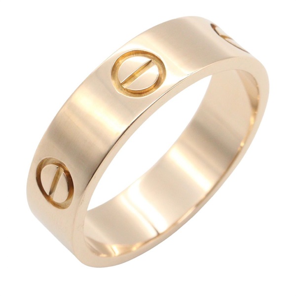 CARTIER Love Ring 18KPG Pink Rose Gold Used unisex US size 8 #57