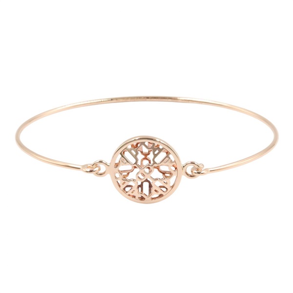 HERMES Chaine d'Ancre Passelelle SH Bracelet 18KRG Pink Rose Gold Used Women
