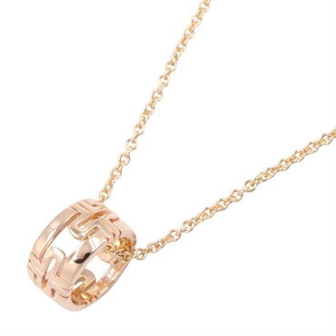 BVLGARI Parentesi Necklace Pendant 18KRG Pink Rose Gold Used Women