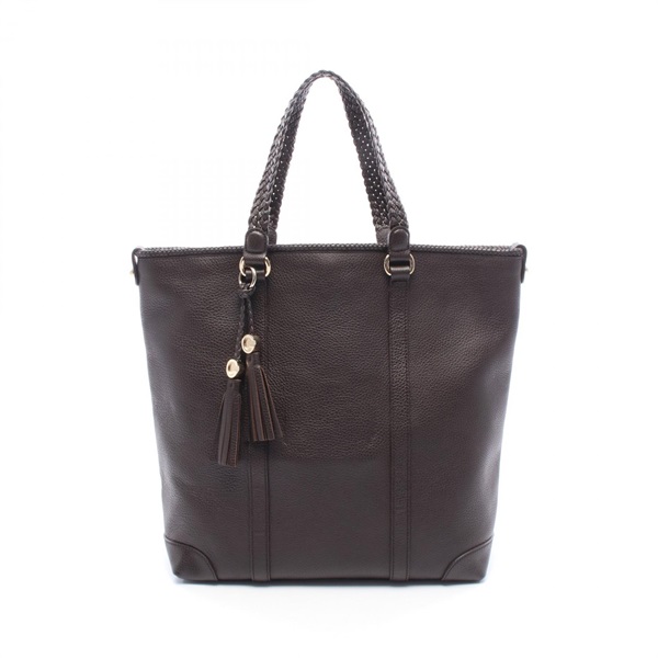 GUCCI Marrakech Tote Bag 336660 leather Brown Used Women