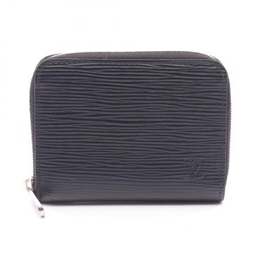 LOUIS VUITTON zip around purse coin wallet M60152 Epi leather Noir Used mens