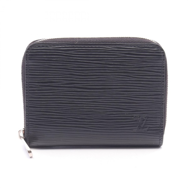 LOUIS VUITTON zip around purse coin wallet M60152 Epi leather Noir Used mens