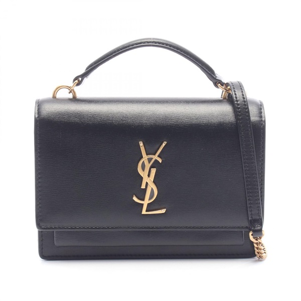 SAINT LAURENT PARIS SUNSET Chain Crossbody Shoulder Bag Wallet 533026 leather