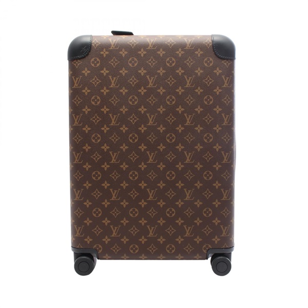 LOUIS VUITTON Horizon 55 Carry Bag Suitcase M20294 Monogram macassar canvas Used