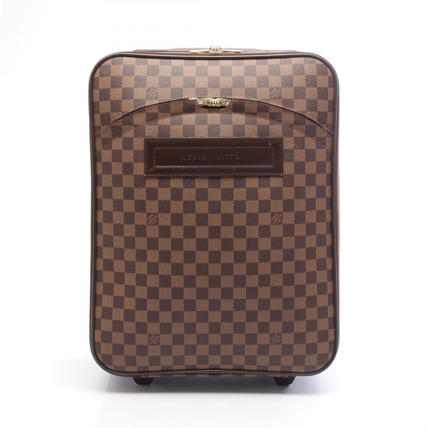 LOUIS VUITTON Pegase 45 Carry Bag Suitcase N23293 Damier canvas leather Used LV