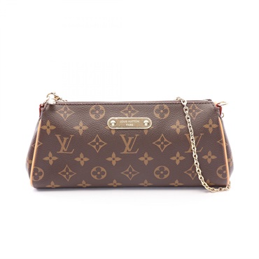 LOUIS VUITTON Pochette Eva Chain Shoulder Bag M13567 Monogram canvas Brown Used