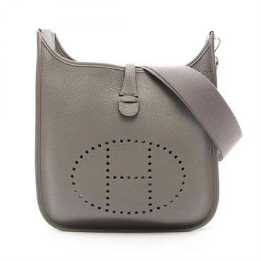 HERMES Evelyne 3 Trois PM Shoulder Bag Clemence leather Grimayer Used SHW W