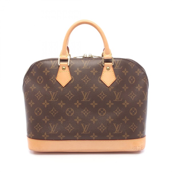 LOUIS VUITTON Alma PM Handbag M51130 Monogram canvas leather Brown Used Women LV