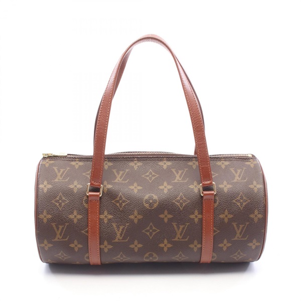 LOUIS VUITTON Papillon 30 old shoulder Handbag M51365 Monogram leather used LV