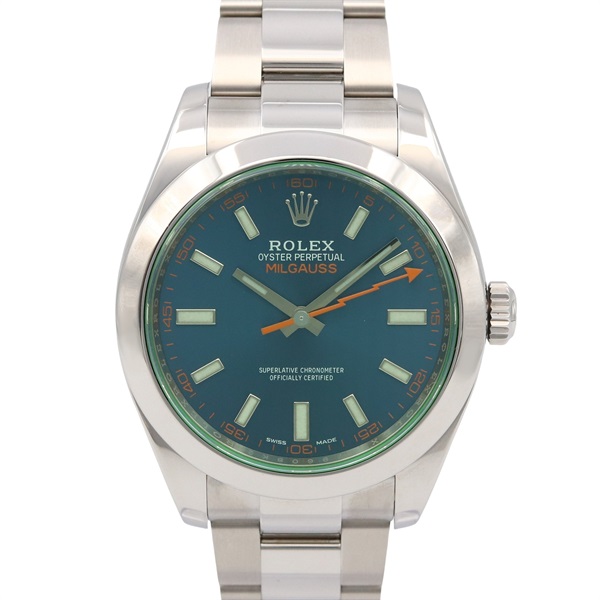 ROLEX Milgauss Random Wrist Watch 116400GV Automatic Stainless Steel Used mens