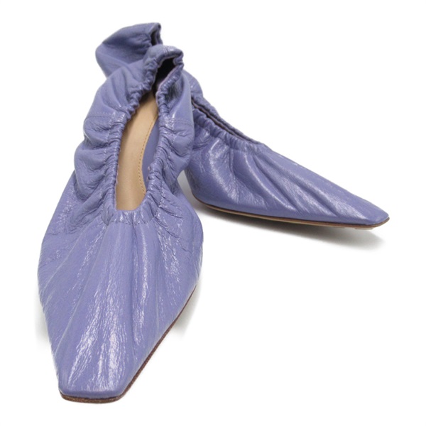 BOTTEGA VENETA pumps shoes #39 heels leather Purple Used