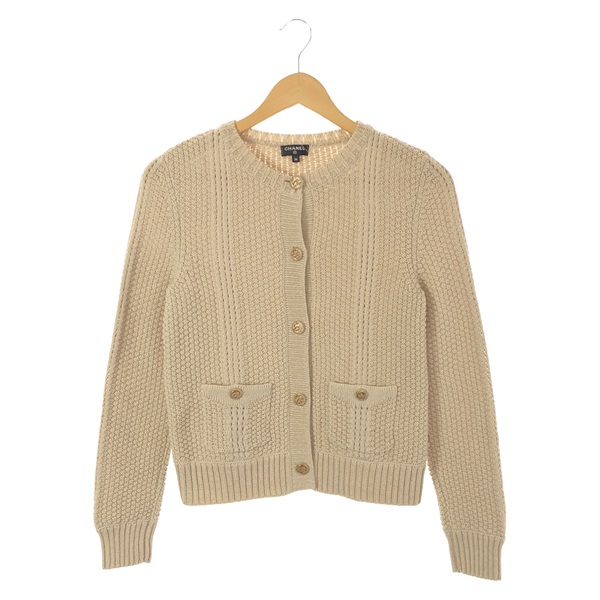 Chanel knit cardigan best sale