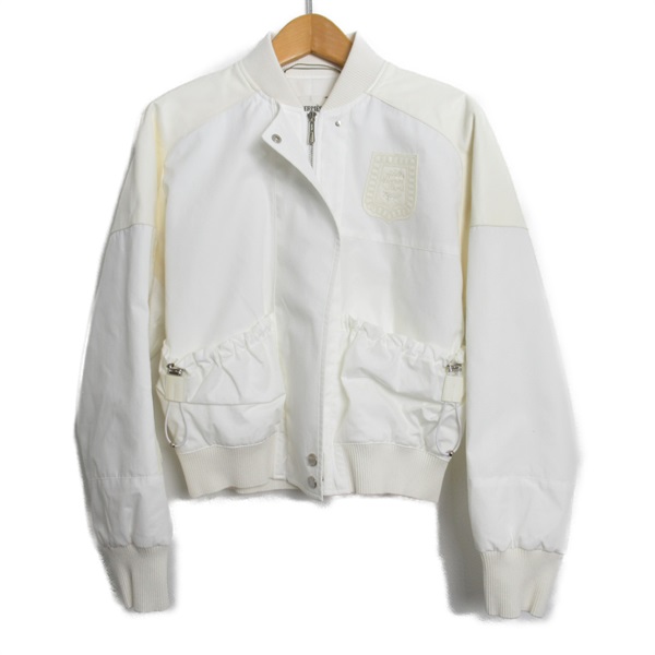 ジャケット・アウター 2020ss HERMES White blouson jacket Pumpkin Vintage. HERMES Hermes white zipper casual jacket