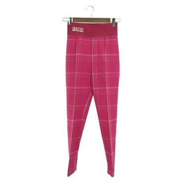 FENDI Pants FR6111AORL polyester wool Pink Used Women size 36