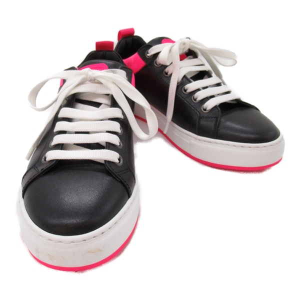 MCM sneakers leather Black Pink Used Women #36