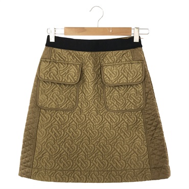 BURBERRY kids skirt 14Y jupe cotton Beige Used