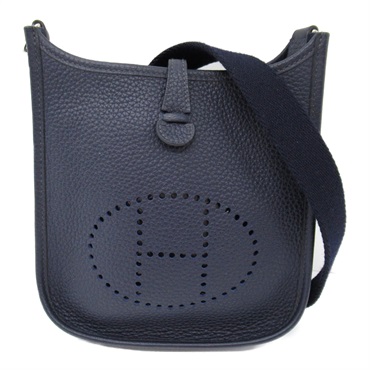 HERMES Evelyne Amazon TPM Shoulder crossbody Bag C Taurillon Clemence Blue nuit