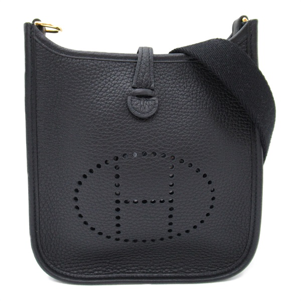 HERMES Evelyne Amazon TPM Shoulder crossbody Bag B Taurillon Clemence Black GHW