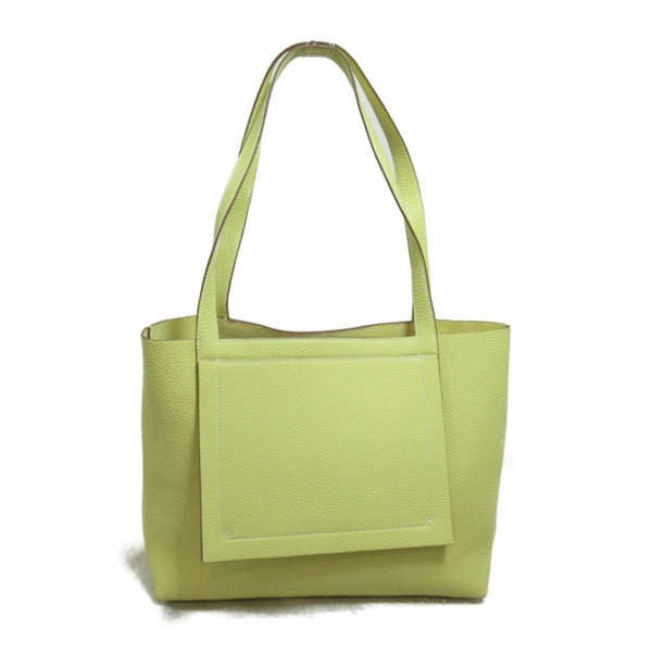 HERMES Cabas Sellier 31 Shoulder tote Bag Z Taurillon Clemence Jaune Poussin