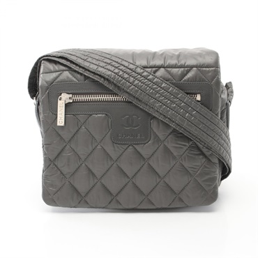 CHANEL Coco Cocoon Small Messenger crossbody Shoulder Bag A48616 Nylon SHW
