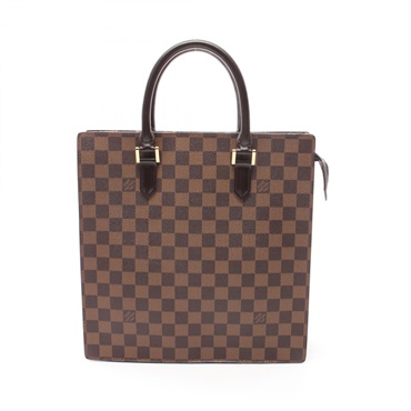 LOUIS VUITTON Venice PM Tote Bag N51145 Damier canvas Brown Ebene Used Women LV
